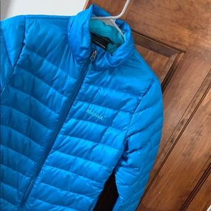 Blue winter jacket